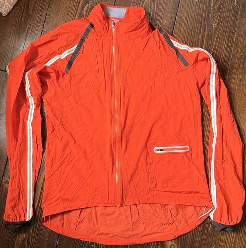 Rapha men orange wind jacket - orange,