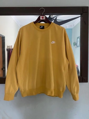 Nike yellow vintage crewneck