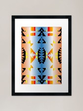 Orange / Blue Ombre Native