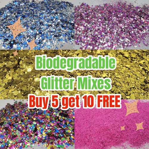 Biodegradable glitter mixes - biodegradable,
