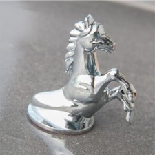 Chrome 3D Metal Horse Pony Car