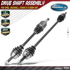2x Drive Shafts Front for Opel