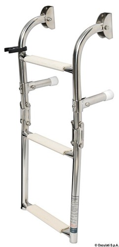 Foldable ladder boat transom - ladder,