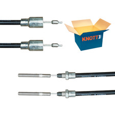 1130mm axle brake cables - 1130mm,