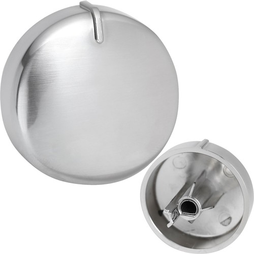 Silver oven knob for stoves - knob,