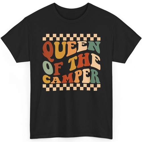 Queen the camper - queen, shirt