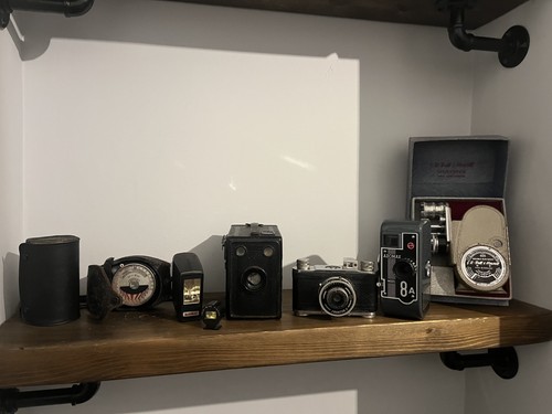 Vintage camera job lot bell - camera,