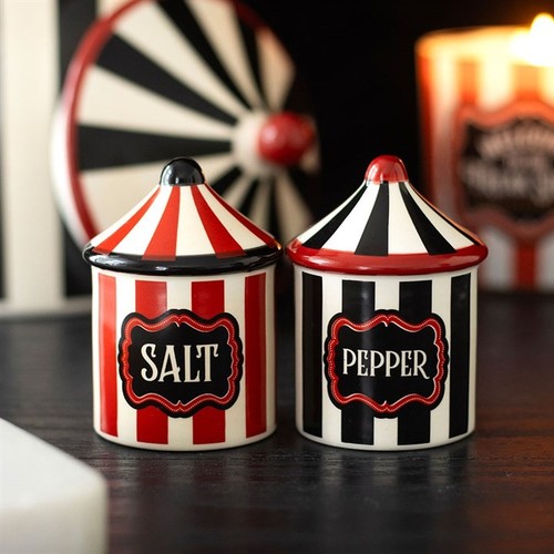 Striped circus tent - striped,