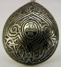 RUSSIAN NIELLO SOLID SILVER