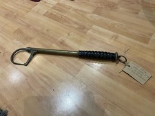 FA34 VINTAGE BRASS GAFF PIKE SALMON TELESCOPIC 16”-36” LONG 3” WIDE JW DAY