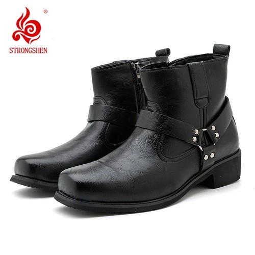 Men genuine leather cowboy - genuine,