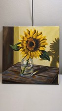 Original Sunflower Painting on