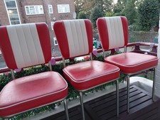 6x Used American Diner Style