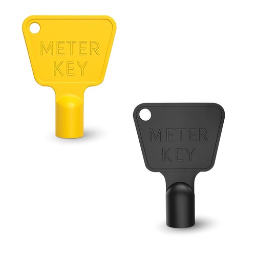 Service utility meter key - utility, gas