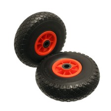 2 x 25cm Wheel 3.00-4 PU Foam