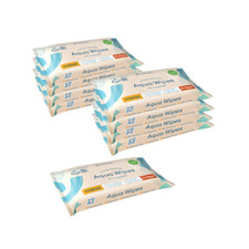 Aqua Wipes Originals Baby Wipes - Biodegradable & Natural - 99.6% Purified Water