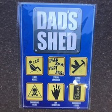 Dad’s Shed Tin Sign