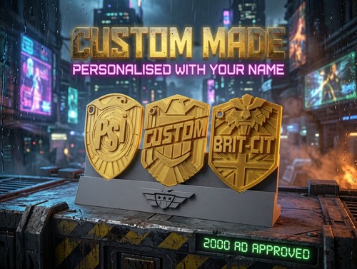 Judge dredd prop badges - dredd,