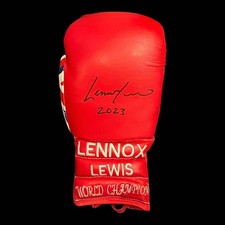 LENNOX LEWIS SIGNED BOXING