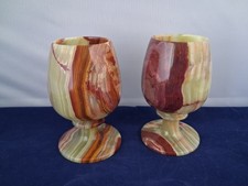 Pair Of Polished Stone Onyx