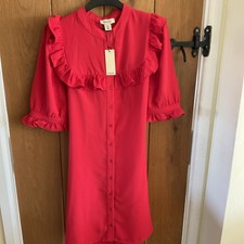 BNWT OASIS Size 12 Red Frill