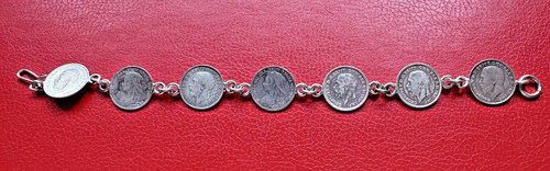 Silver threepenny piece - silver,