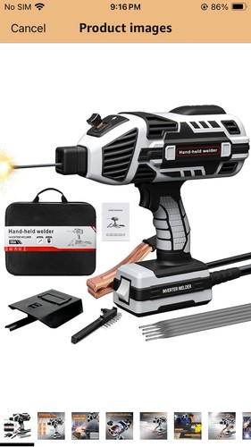 Portable arc welder inverter - portable,