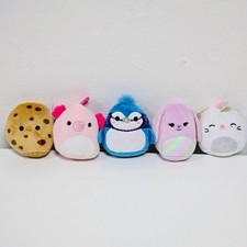 Squishmallows Squishville Bundle 5 Mini Tiny 2 Inch Soft Toys Babs Bundle
