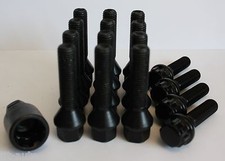 12 X M12 X 1.5 40MM BLACK