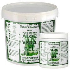 Aloe Vera Gel 100% Pure Natural Organic Multipurpose Soothing Hair & Skin Care 