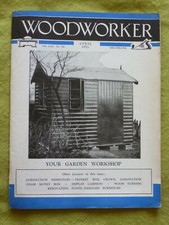 WOODWORKER  / APRIL 1953 / YOUR GARDEN WORKSHOP / TRINKET BOX