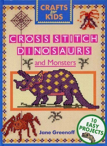Cross stitch dinosaurs - cross,