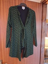 Masai Green & Black Tie Top