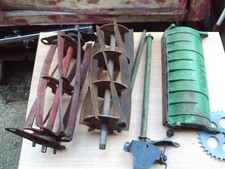 Vintage Lawn Mower Parts see