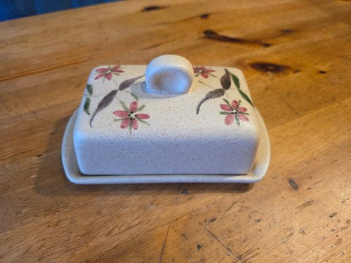 Stoneware style retro floral - retro,