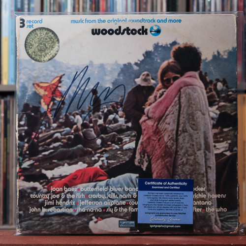 Woodstock 3lp signed - -,