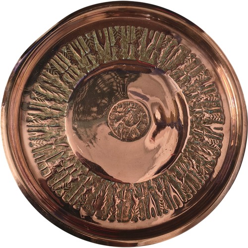 Copper decorative plate with - copper,