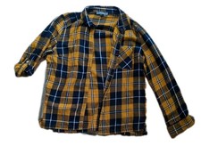 Ladies Primark Size 10 Soft Brushed Cotton Check Shirt  Preowned 2 Way Sleeves.