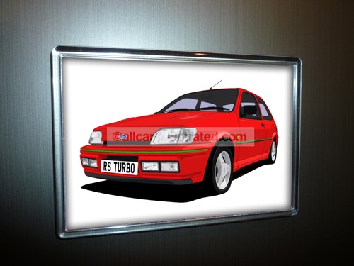 Fiesta turbo fridge magnet - fiesta,