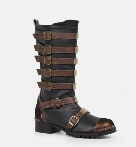 Brown steampunk pirate captain - brown,