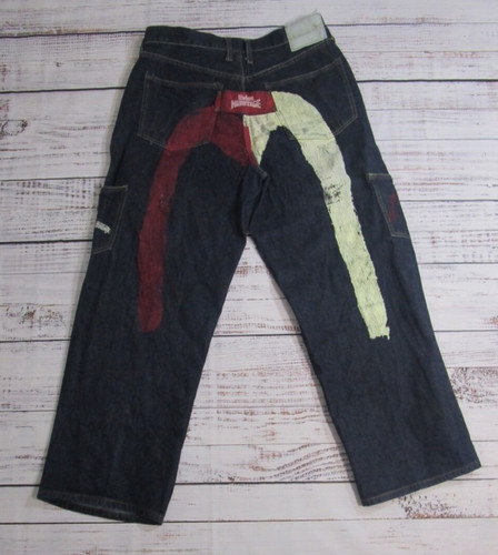 Vtg y2k evisu heritage painted - vtg,