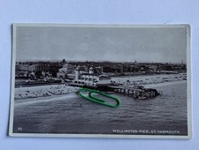 Wellington Pier Gt. Yarmouth Elevated View Posted 1950