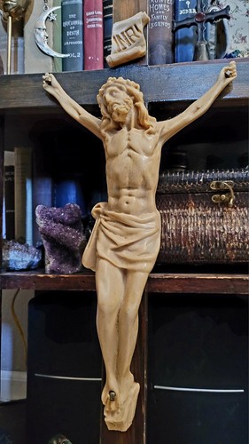 Large antique jesus - large,