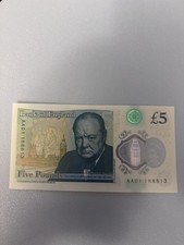 AA01 - £5 Five Pound Polymer