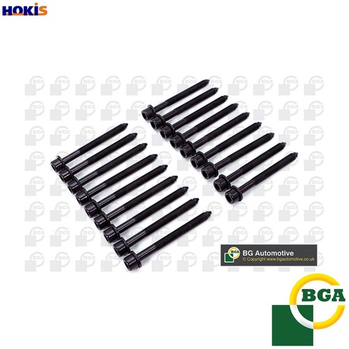 Cylinder head bolt - head, set