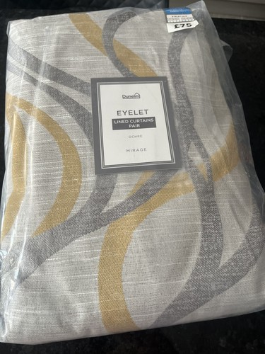 Dunelm eyelet lined - lined, curtains