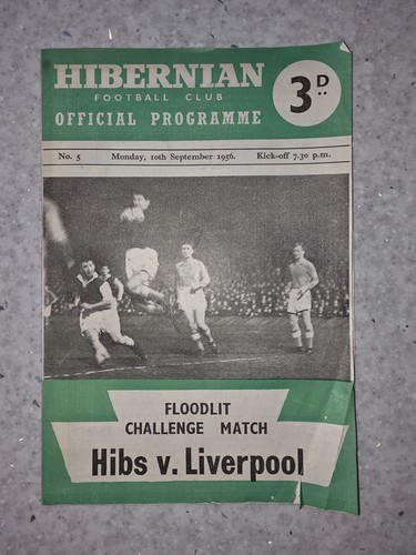 Hibernian programme v - fc,
