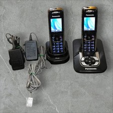 Panasonic KX-TG8422EB Twin DECT Cordless Phones Colour Screen Answer Machine 