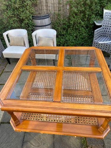 Antique large square coffee - antique,