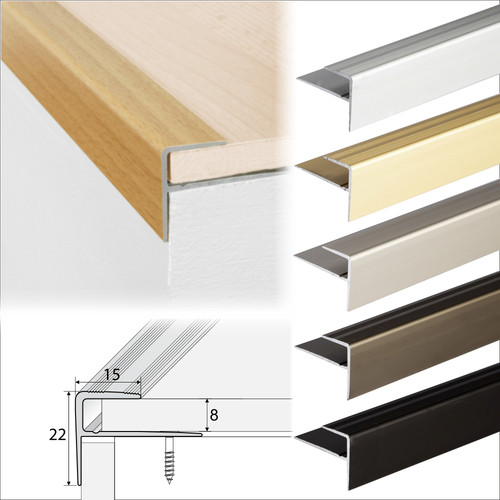 180cm anodised aluminium stair - 180cm,